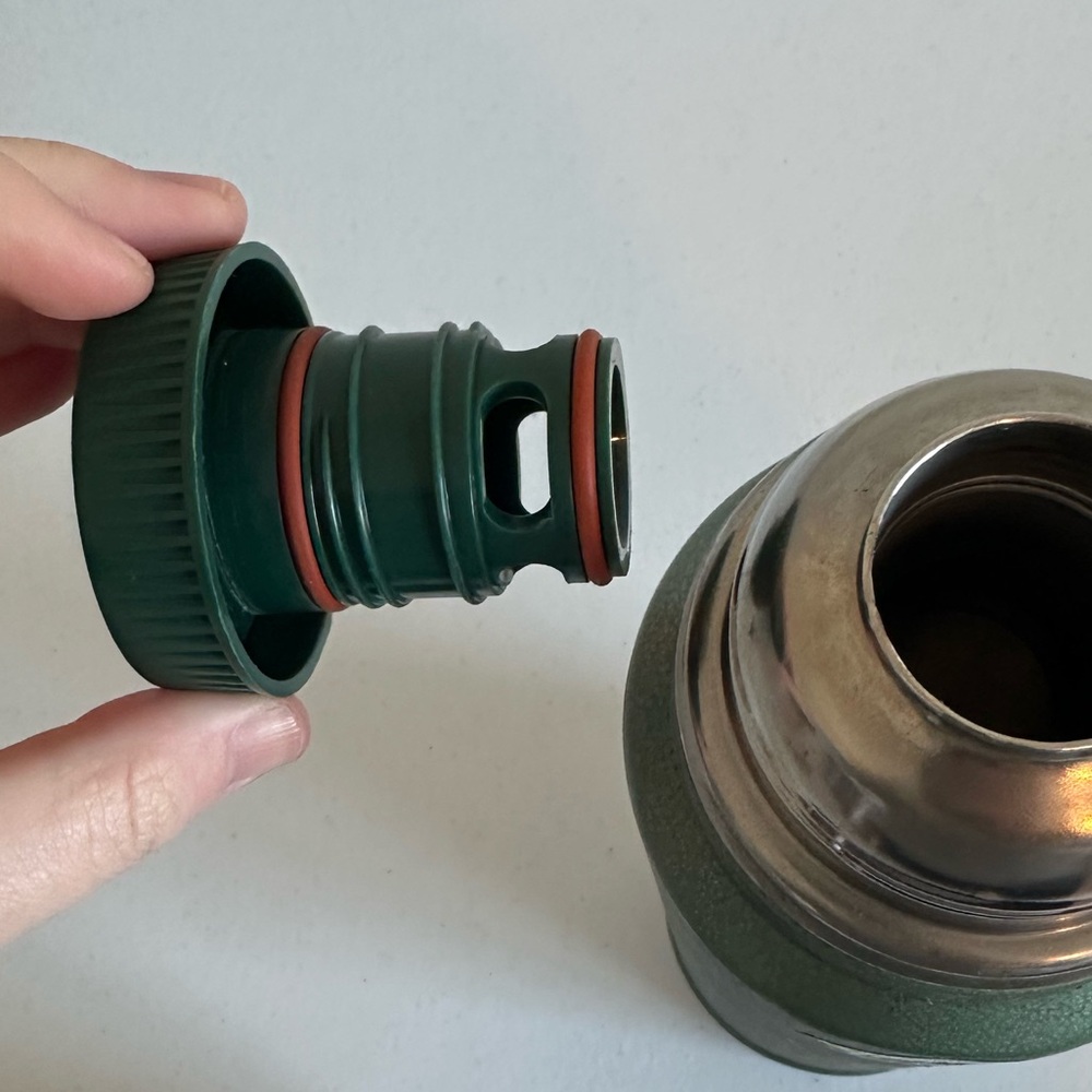 Vintage Aladdin Stanley Green‎ Quart Size Thermos - Picture 5 of 10